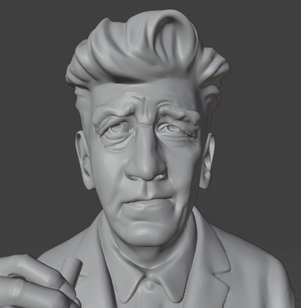 David Lynch 3D print model_6