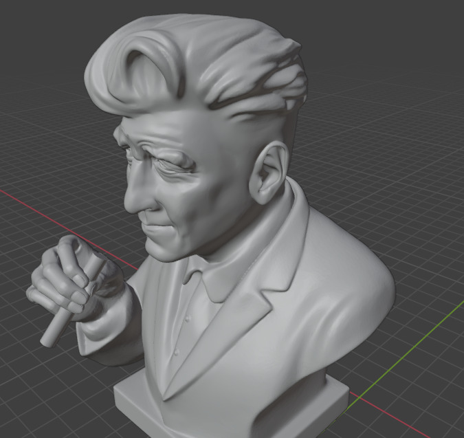 David Lynch 3D print model_20