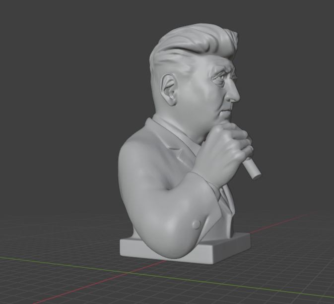 David Lynch 3D print model_18