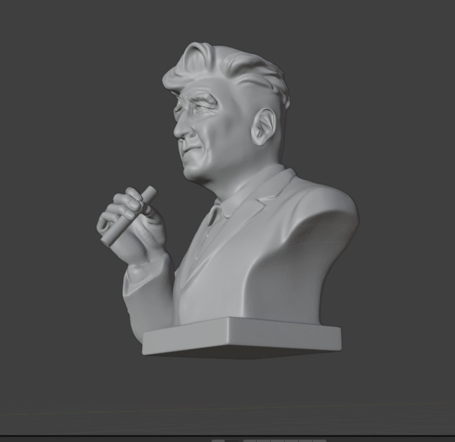 David Lynch 3D print model_4