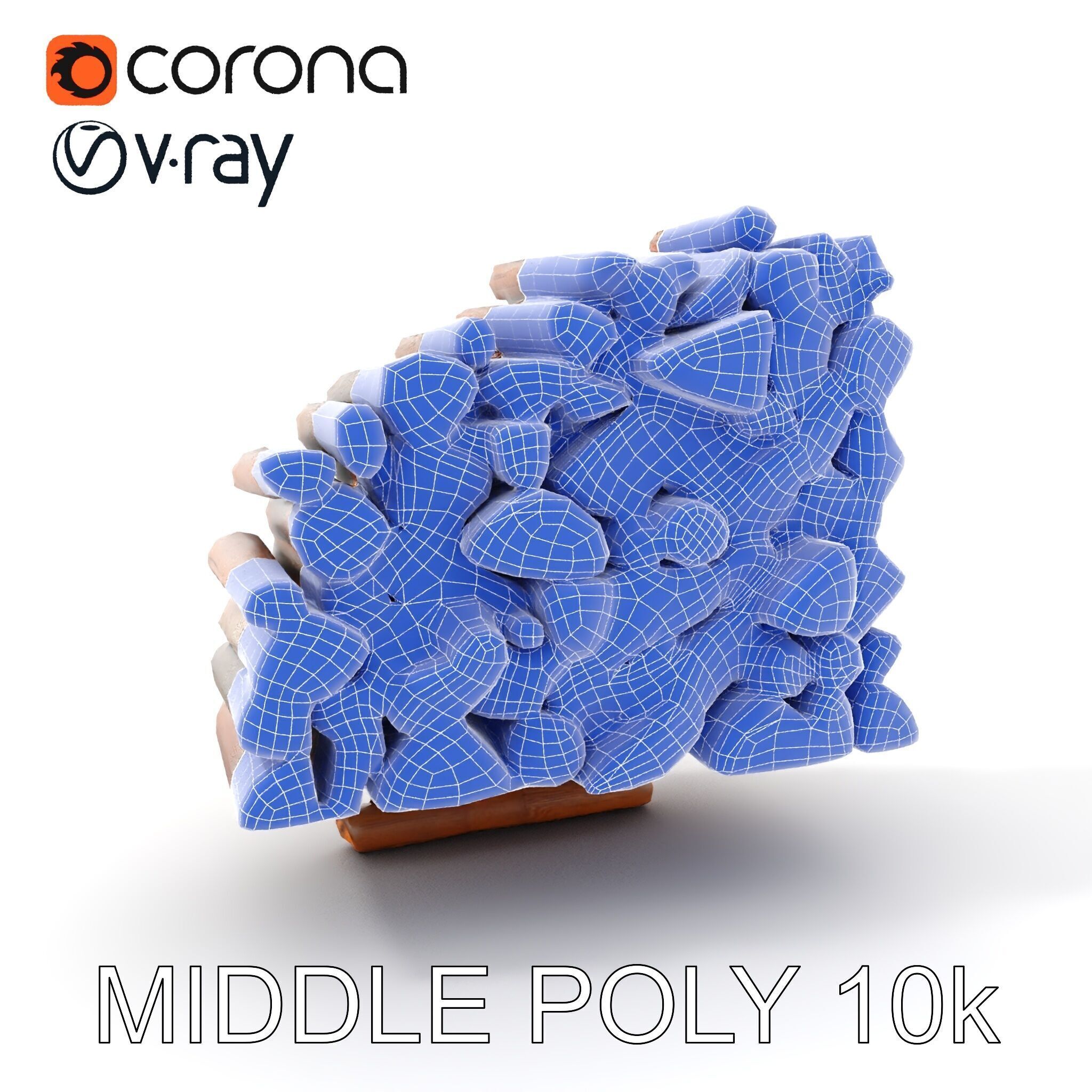 Stacked Firewood Model Pack for Realistic Environments Low-poly 3D model_11