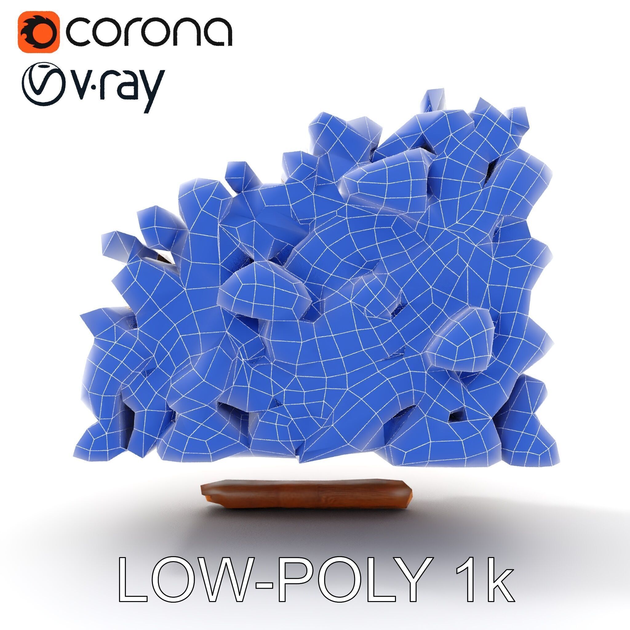 Stacked Firewood Model Pack for Realistic Environments Low-poly 3D model_28