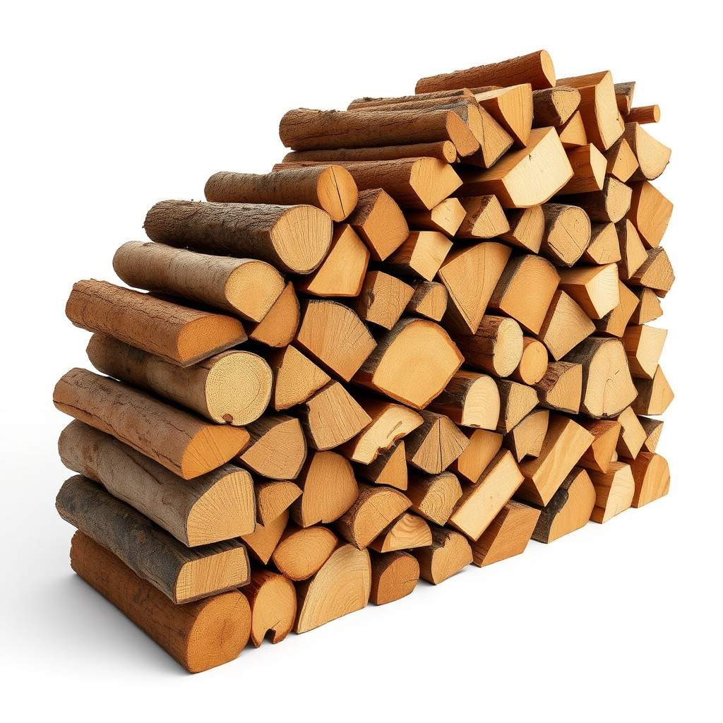 Stacked Firewood Model Pack for Realistic Environments Low-poly 3D model_2