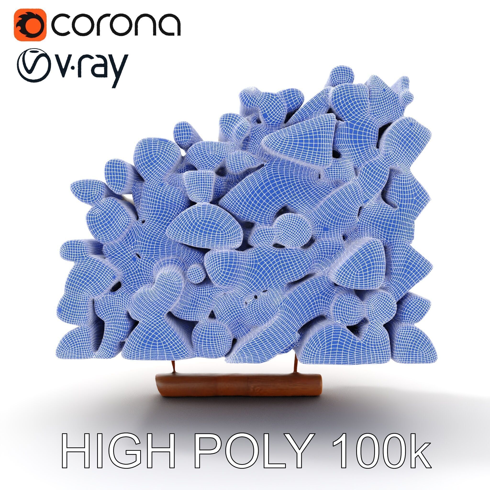 Stacked Firewood Model Pack for Realistic Environments Low-poly 3D model_21