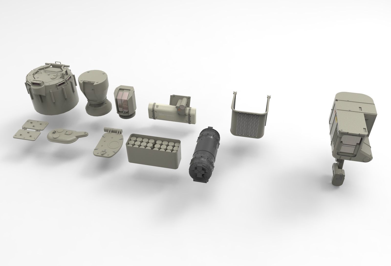 Mechanics collection 1 Kitbash 3D model_1