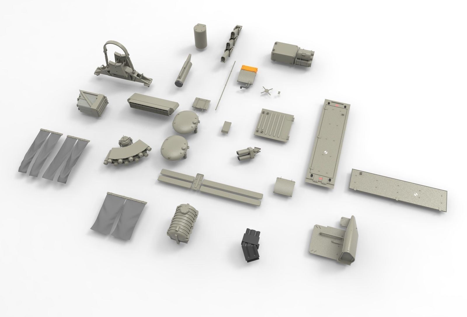 Mechanics collection 1 Kitbash 3D model_7