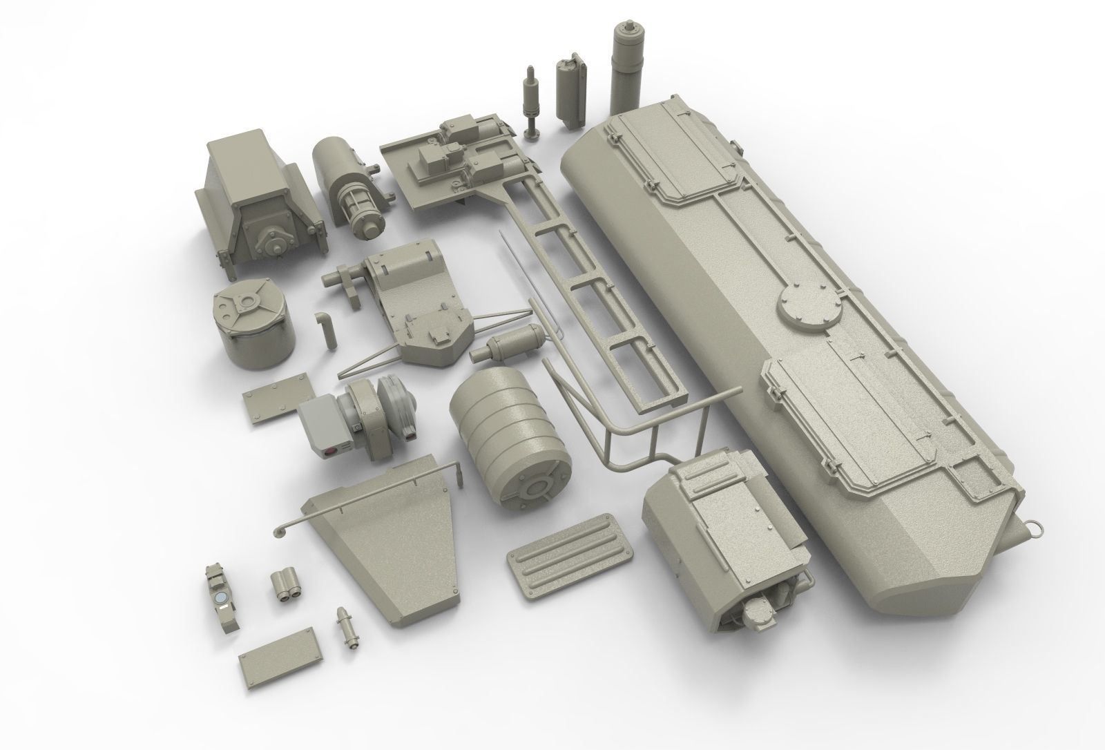 Mechanics collection 1 Kitbash 3D model_3