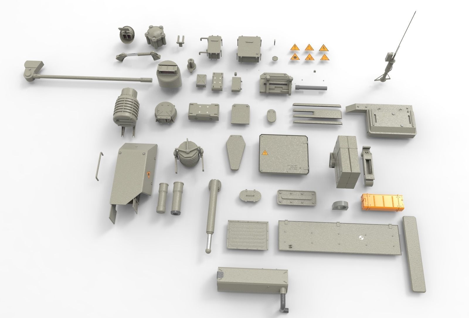 Mechanics collection 1 Kitbash 3D model_6