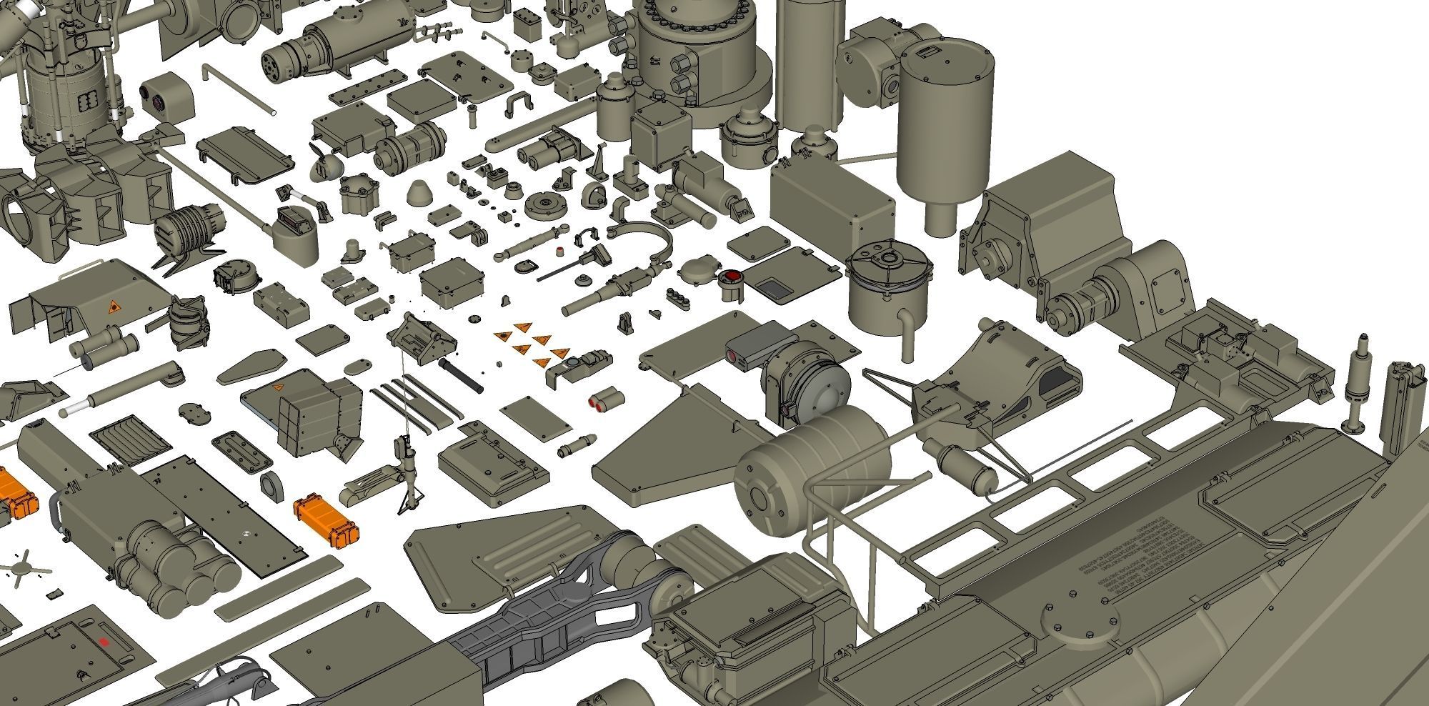 Mechanics collection 1 Kitbash 3D model_11
