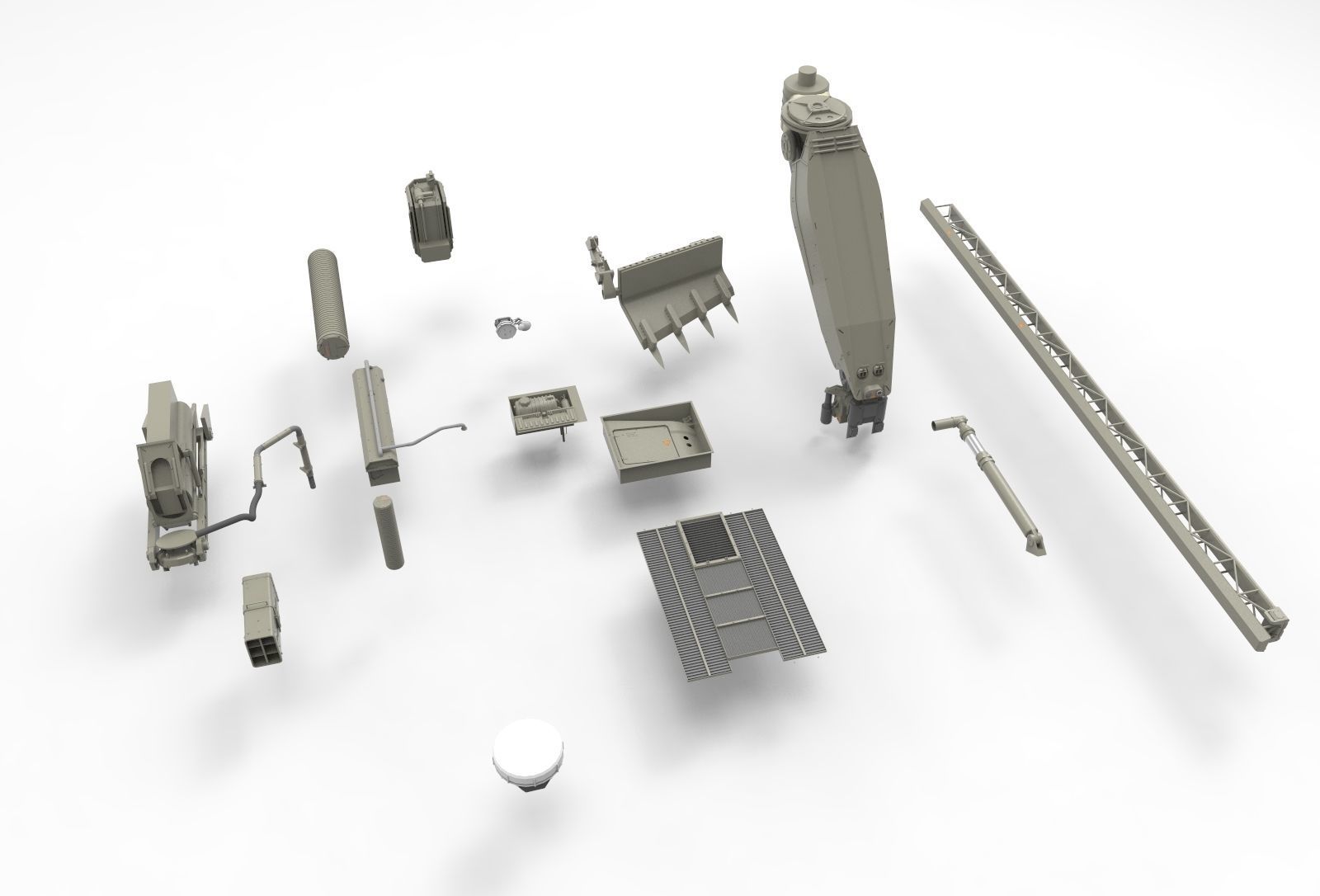 Mechanics collection 1 Kitbash 3D model_9