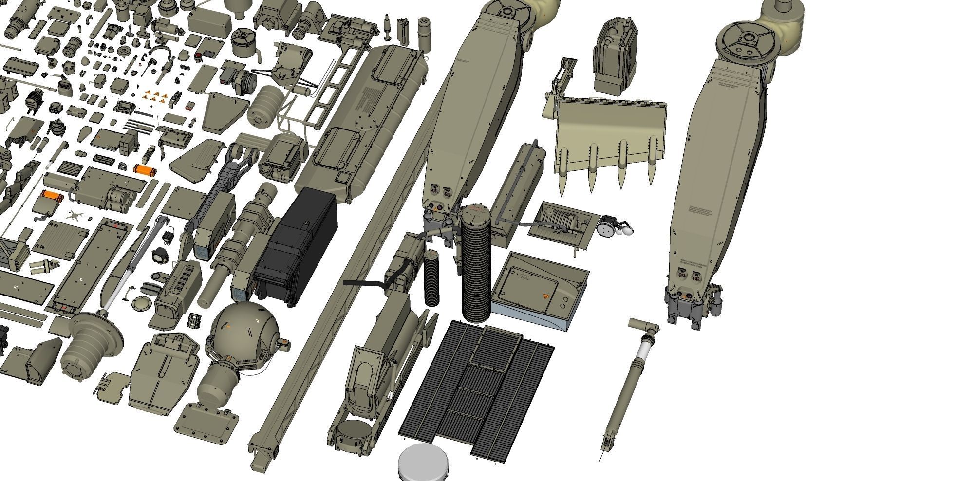 Mechanics collection 1 Kitbash 3D model_20