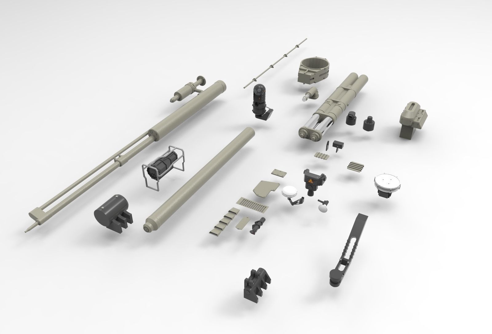Mechanics collection 1 Kitbash 3D model_5
