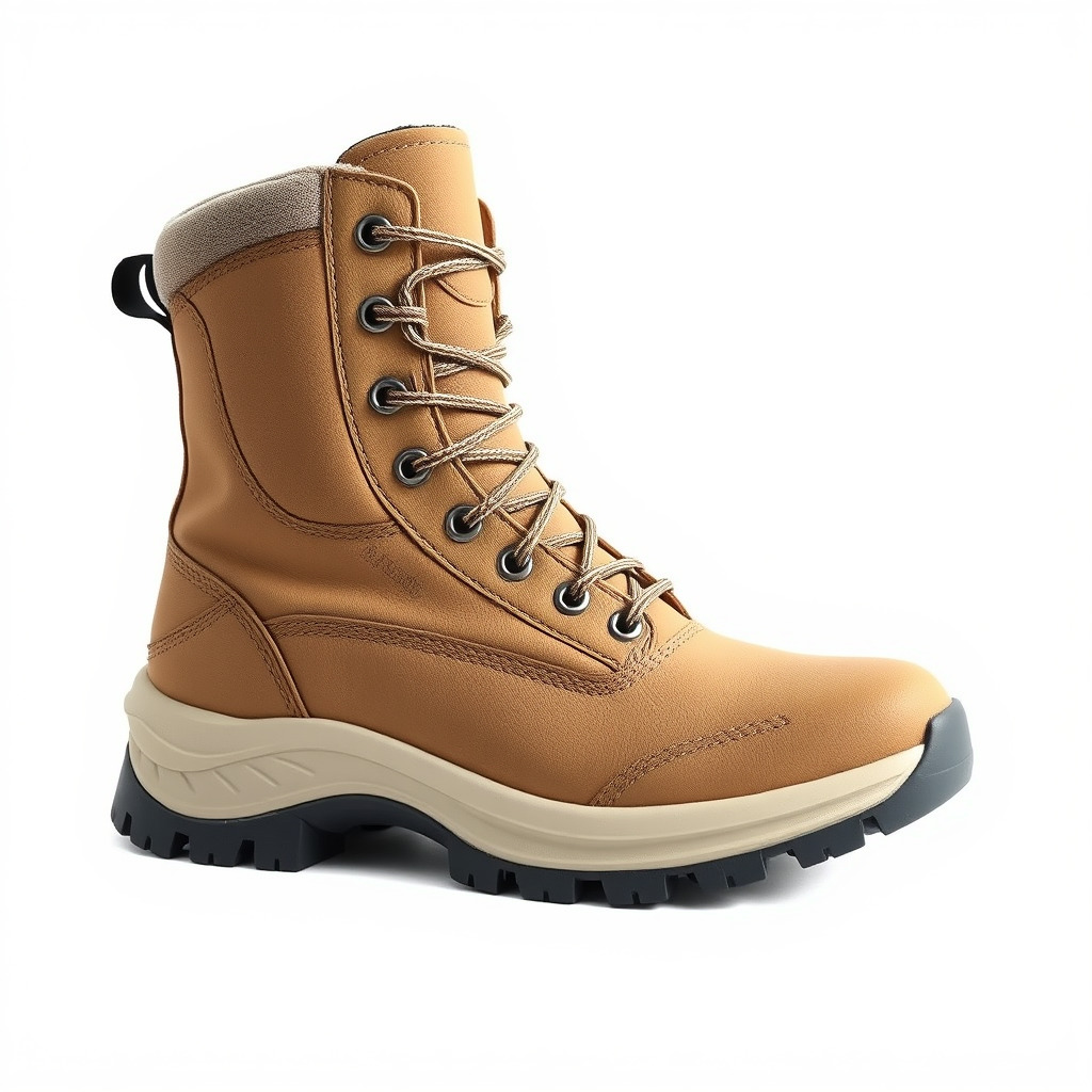 Rugged Hiking Boot D Model Pack for Game Development Low-poly 3D model_2