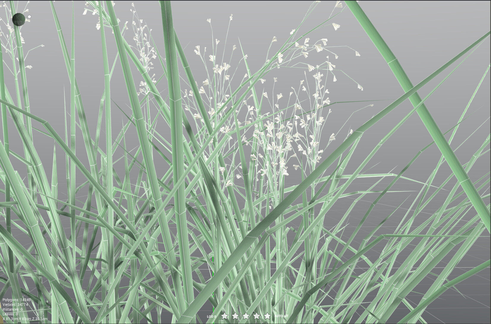 EVERYPlant Forest Woodrush LowPoly Low-poly 3D model_37