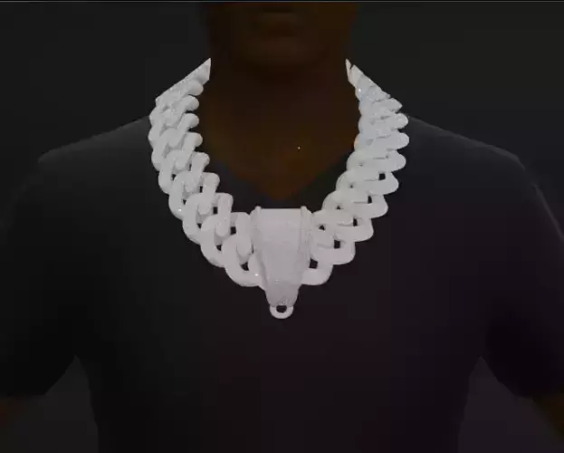 Thick Custom Cuban Link Chain S7