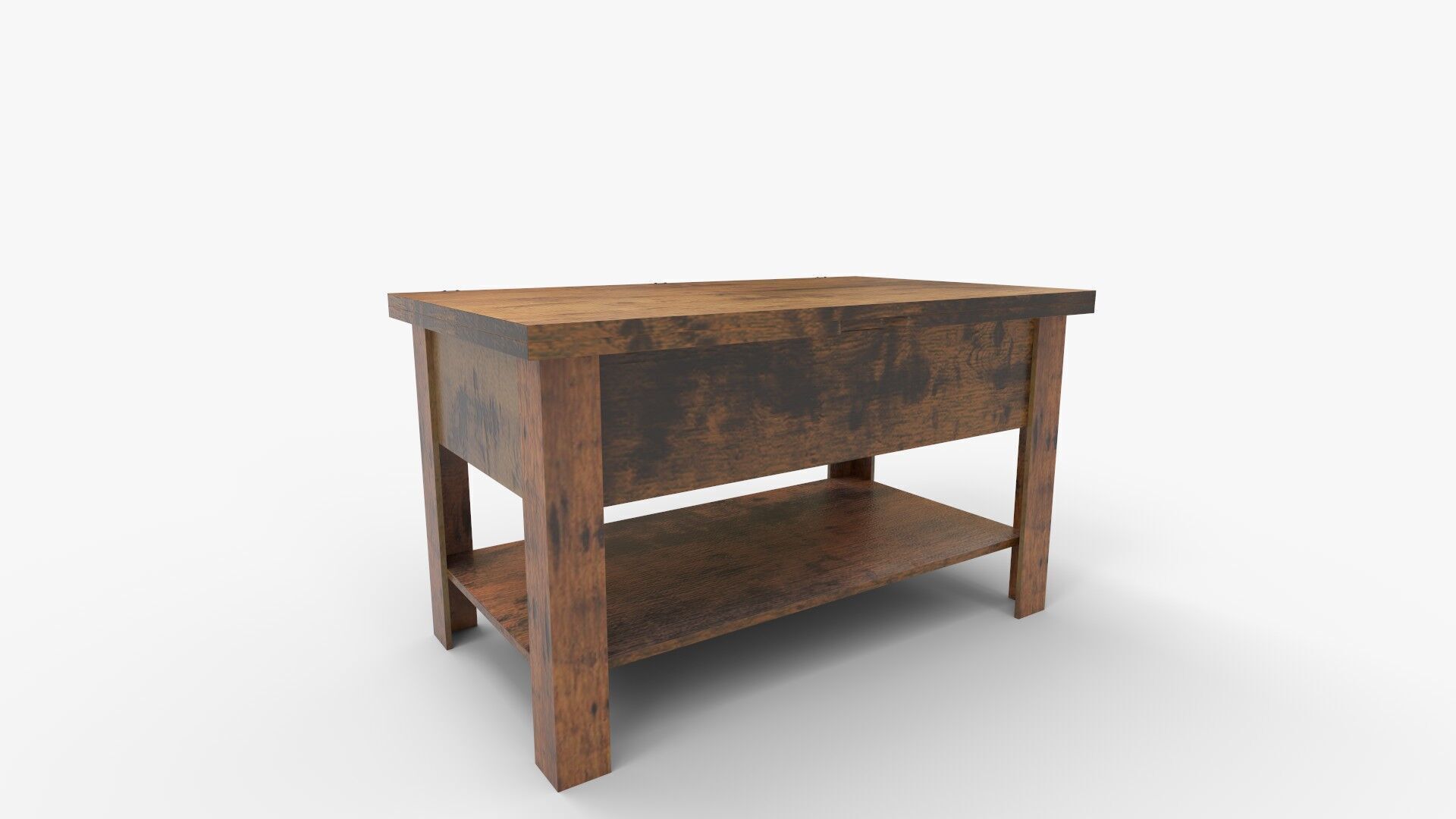 Yaheetech Adjustable Lift Top Coffee Table 3D model_5