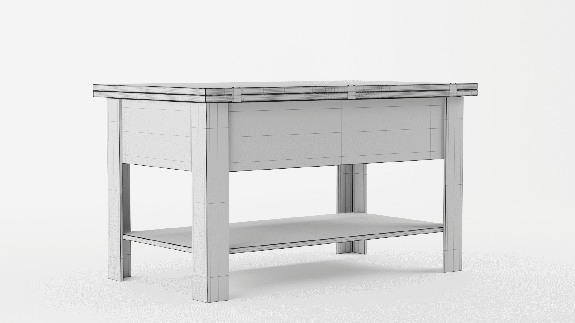 Yaheetech Adjustable Lift Top Coffee Table 3D model_11