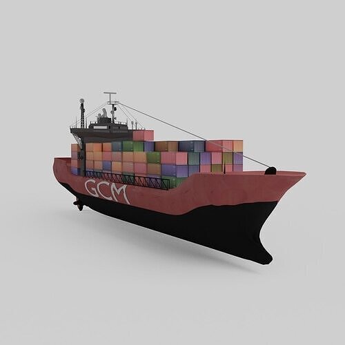 Cargoship 3D model
