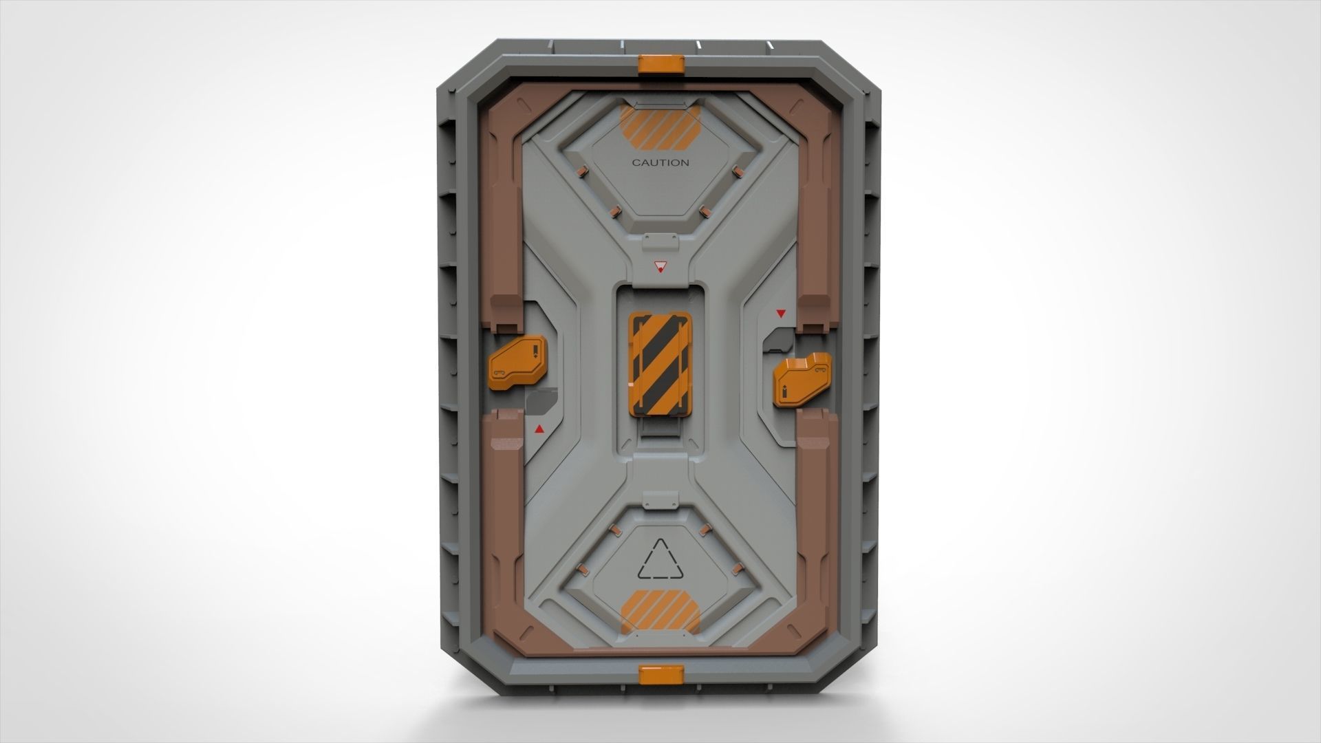 sci fi door 22 3D model_3
