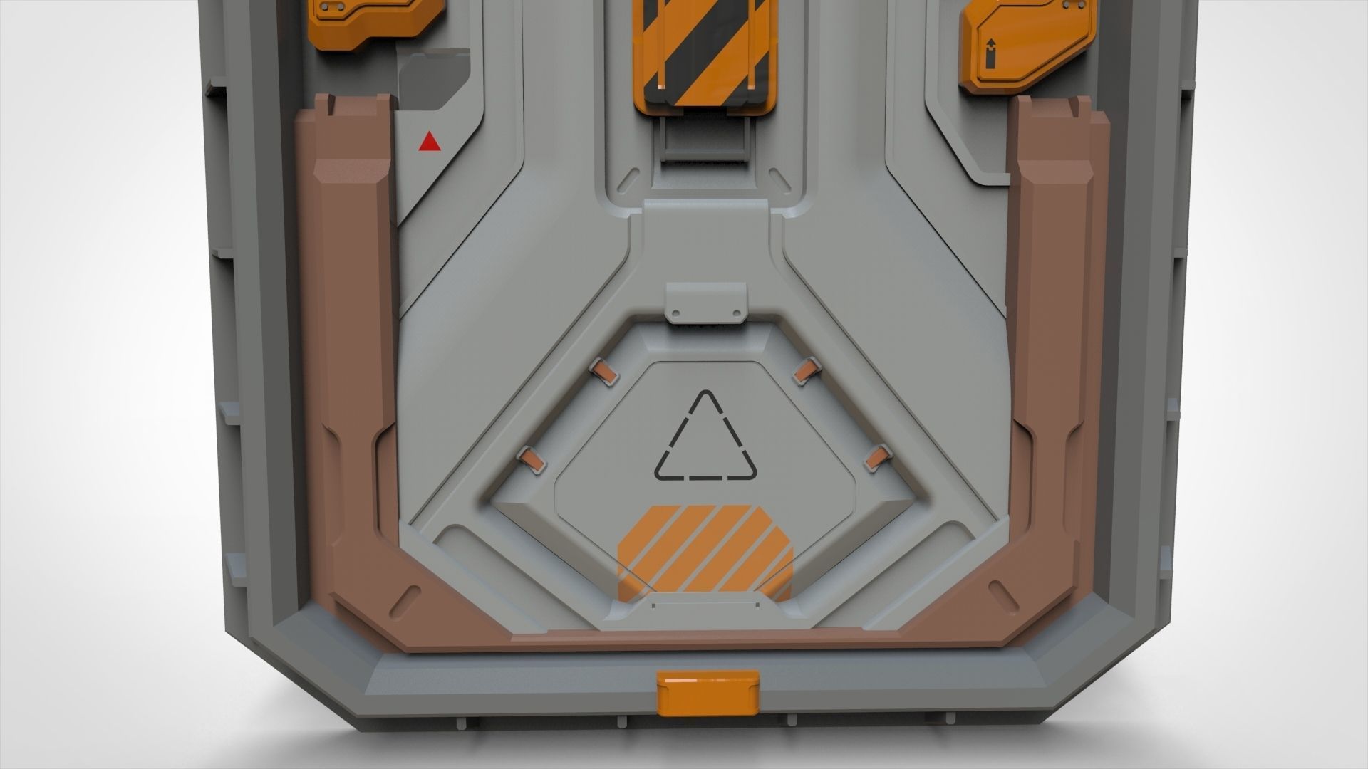 sci fi door 22 3D model_8