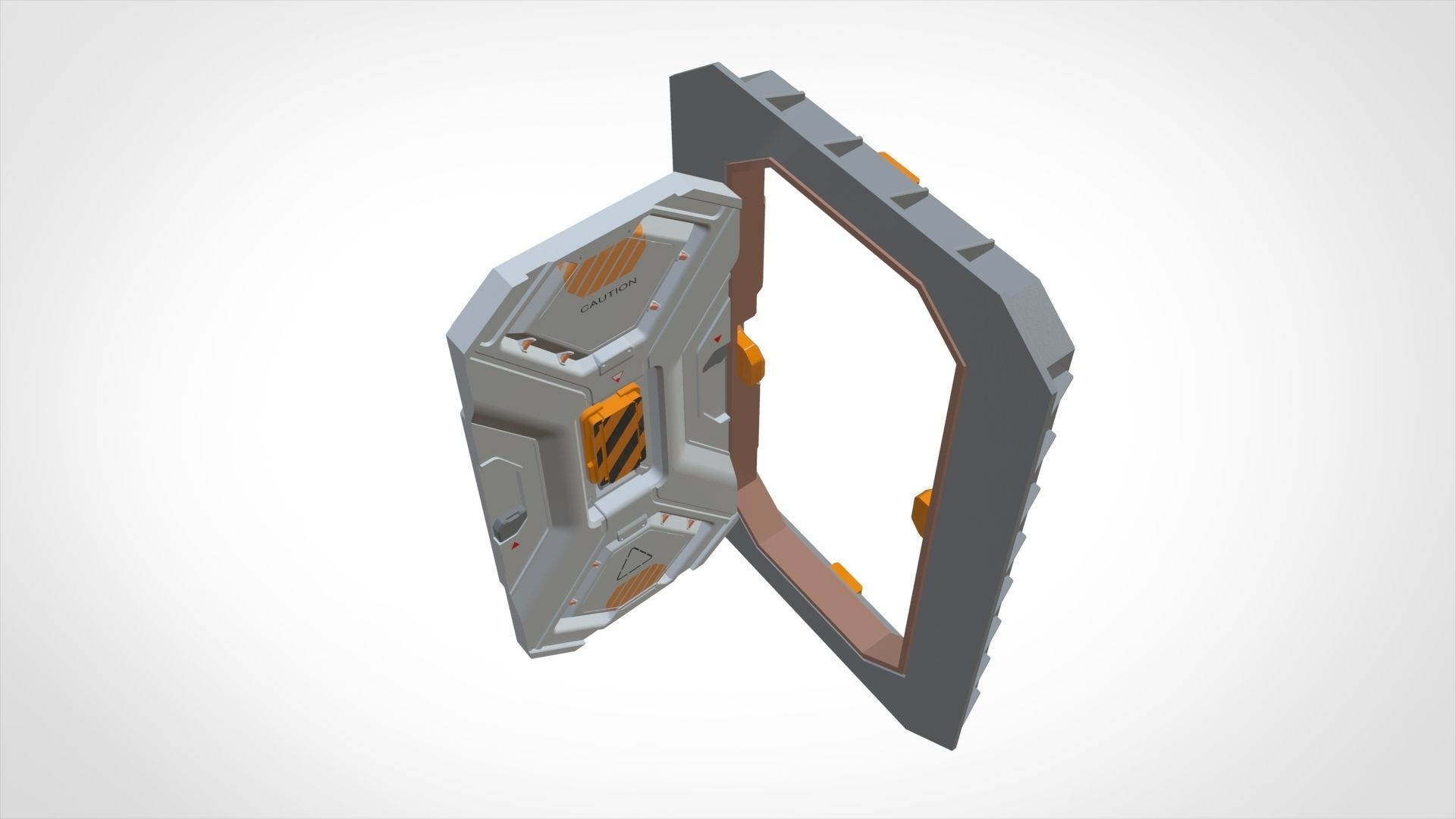 sci fi door 22 3D model_13