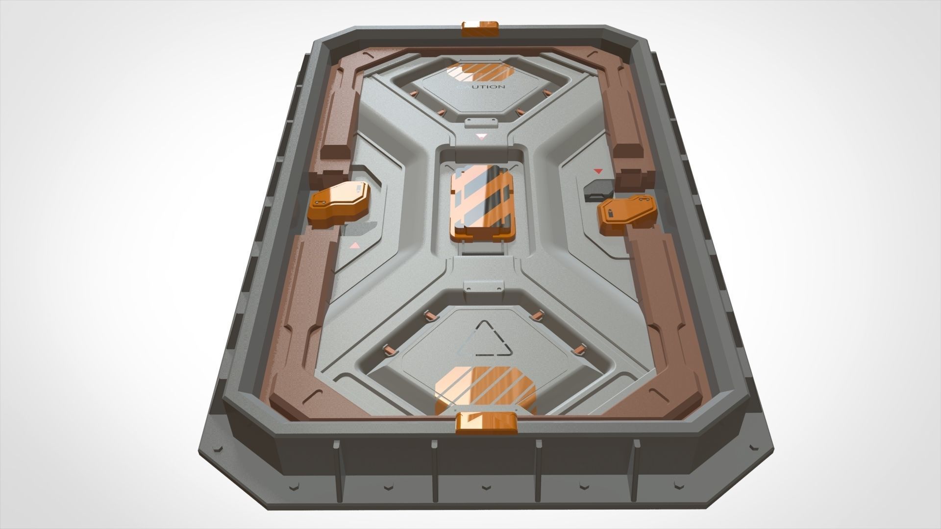 sci fi door 22 3D model_9