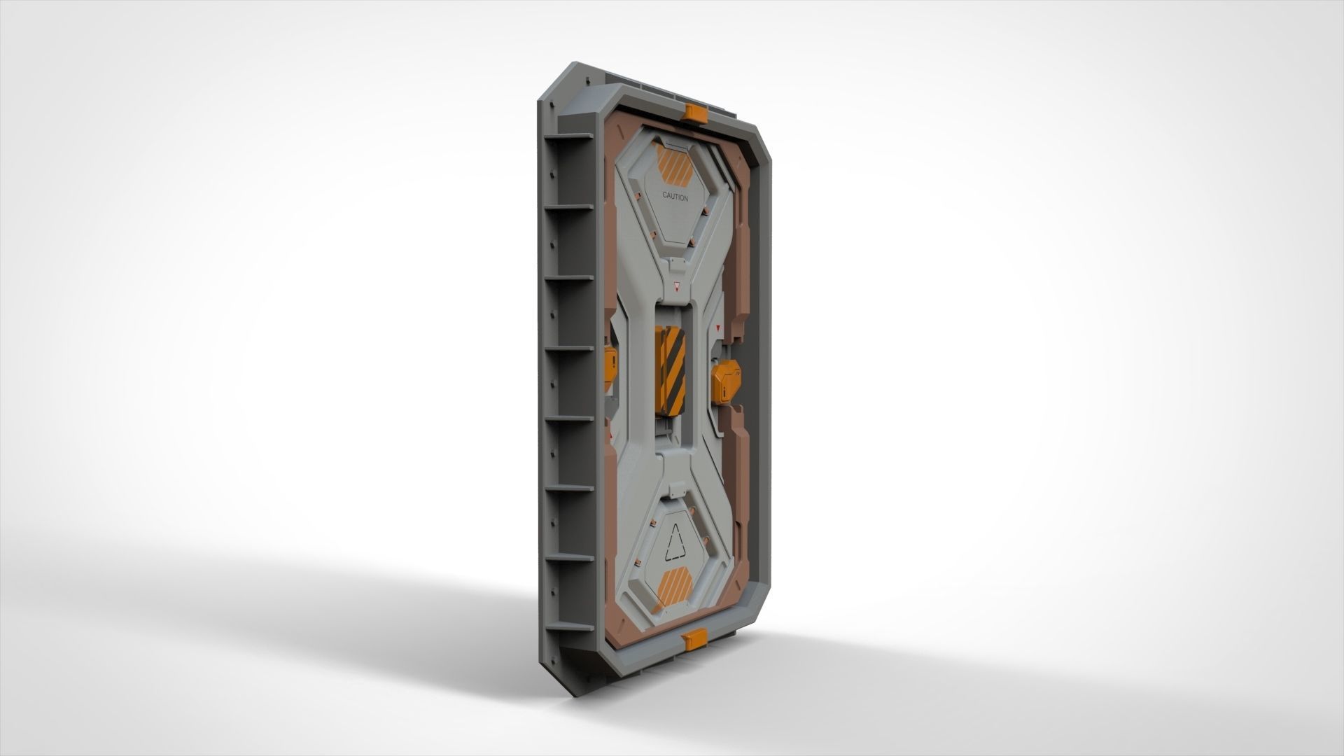 sci fi door 22 3D model_2