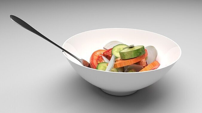 Summer Salad 3D model