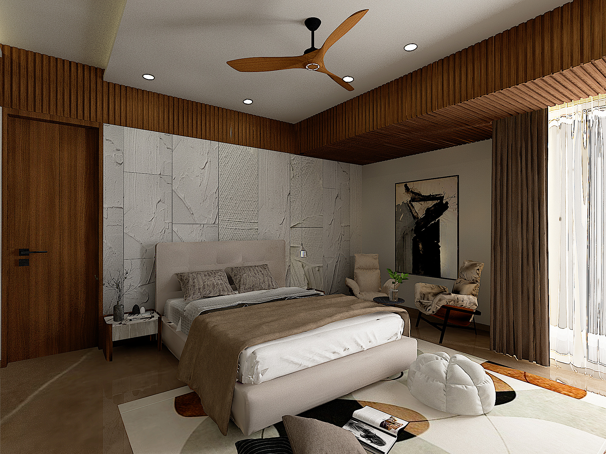 BEDROOM INTERIORS 3D model_3