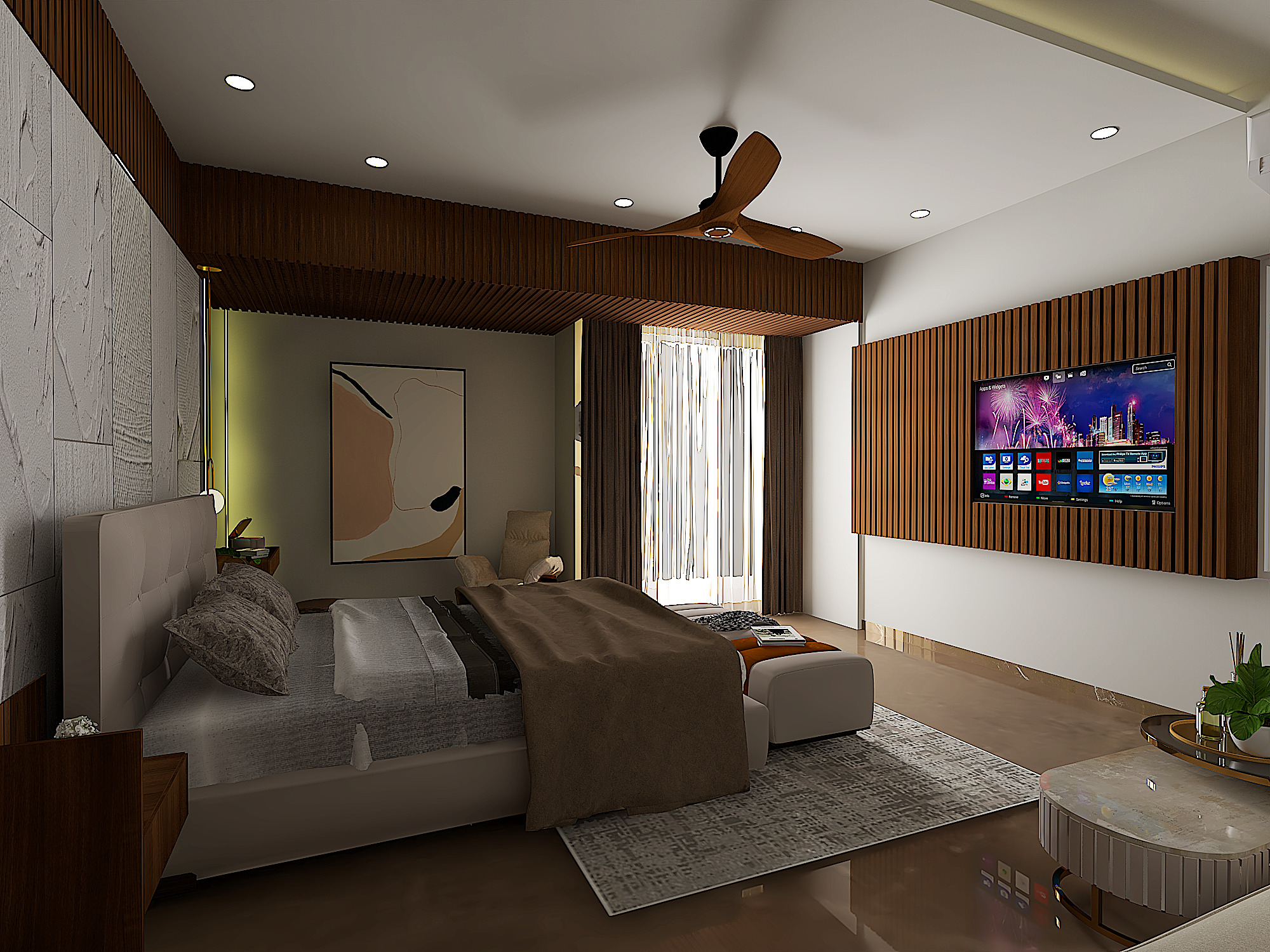 BEDROOM INTERIORS 3D model_2