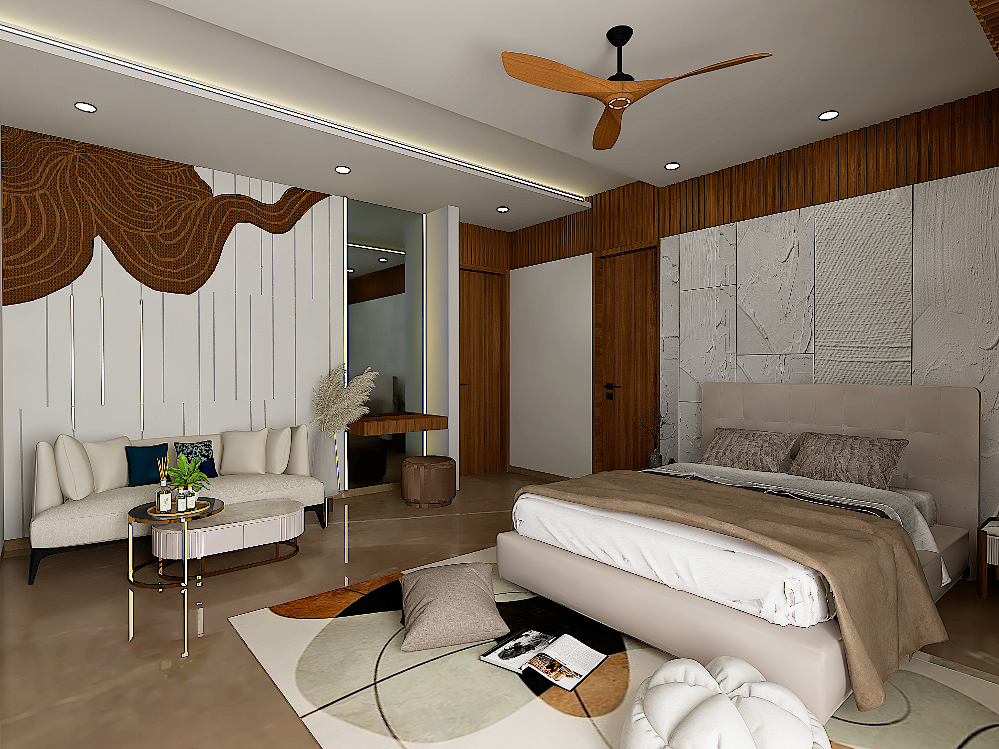 BEDROOM INTERIORS 3D model_4