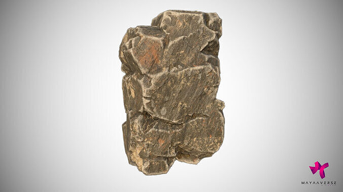 Cliff Stone 03 Low-poly 3D model