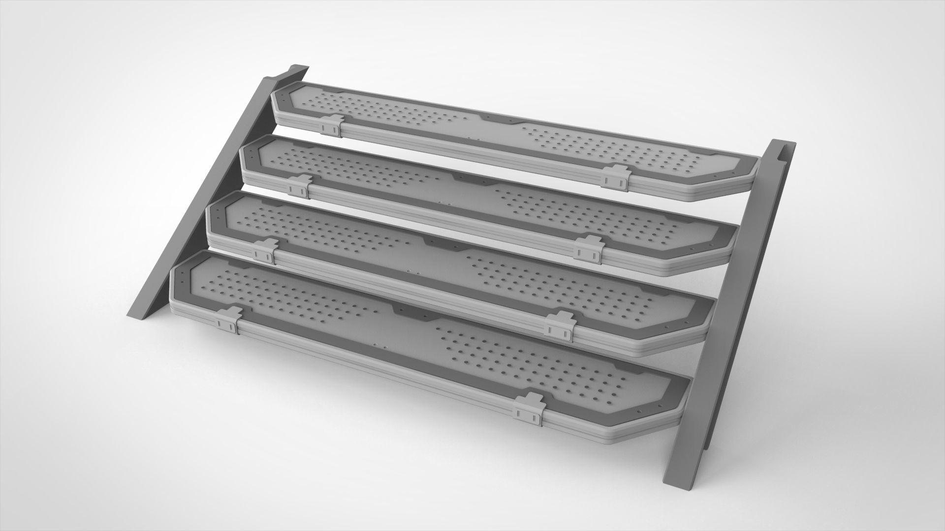 sci-fi stairs 3 3D model_7
