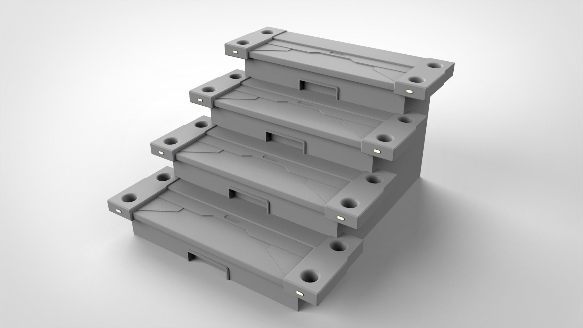 sci-fi stairs 3 3D model_6