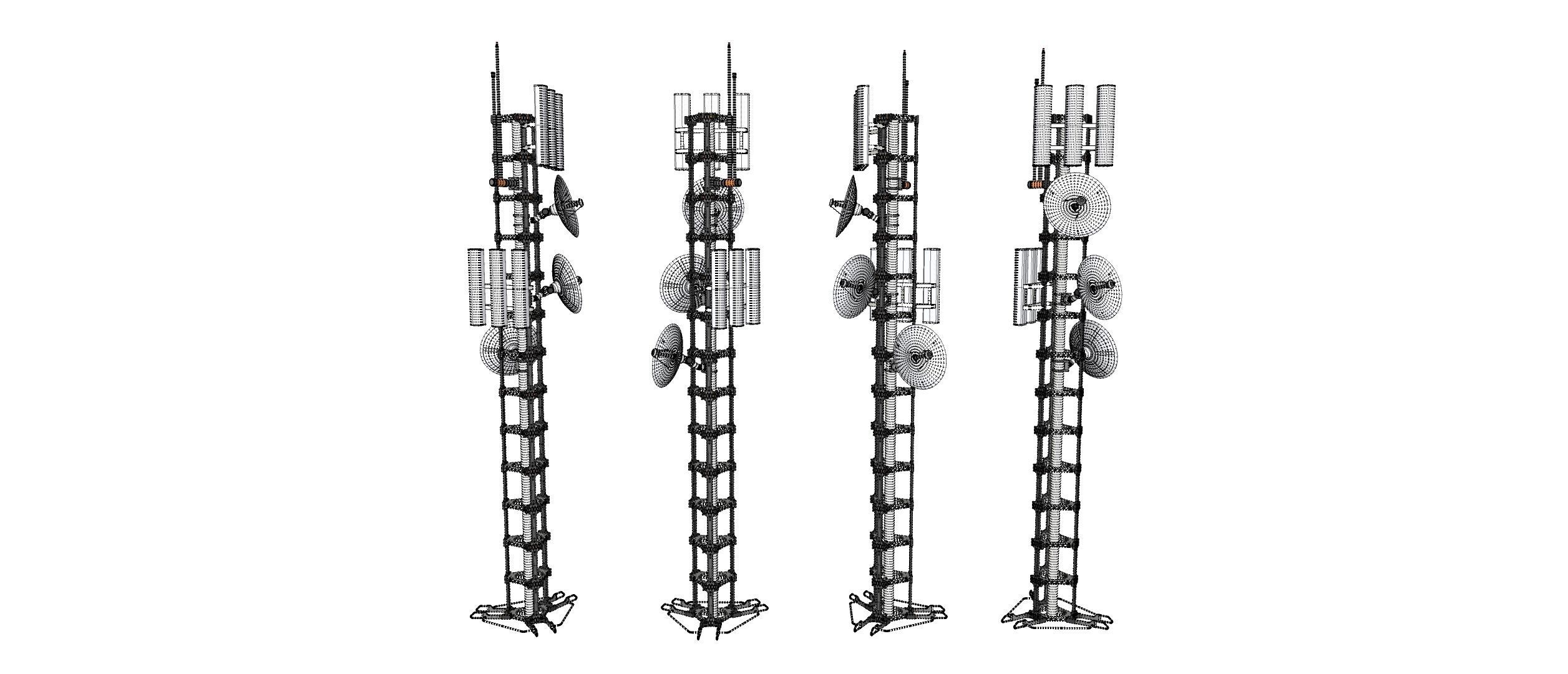 Sci fi antenna 13 3D model_43