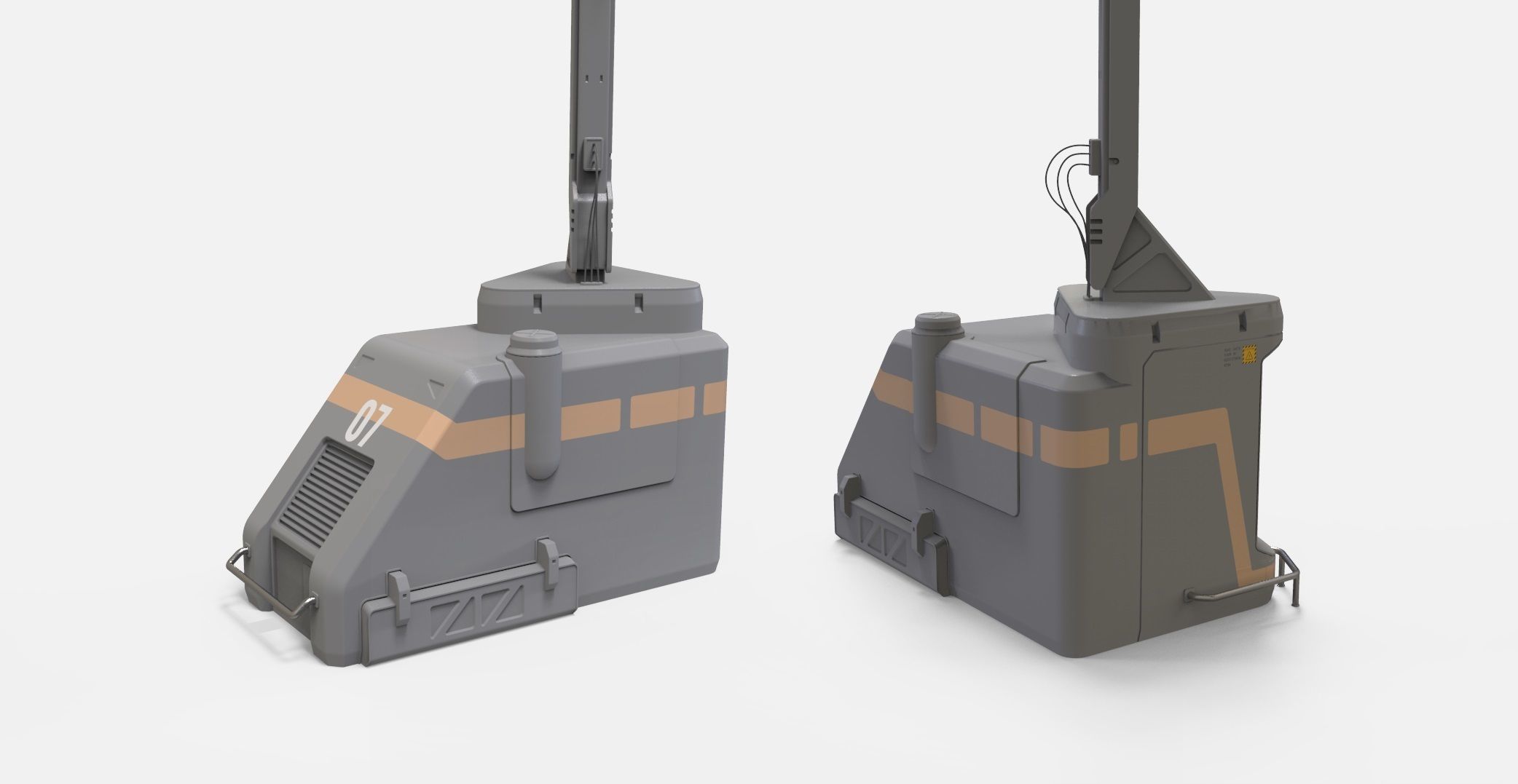 Sci fi antenna 13 3D model_25