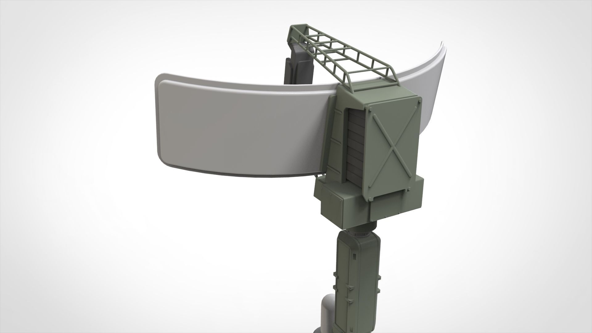 Sci fi antenna 13 3D model_15