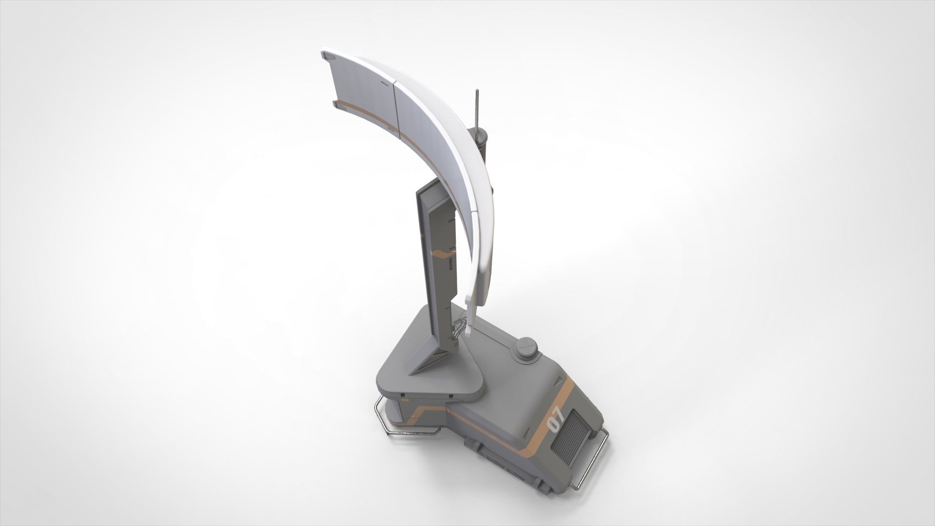 Sci fi antenna 13 3D model_28