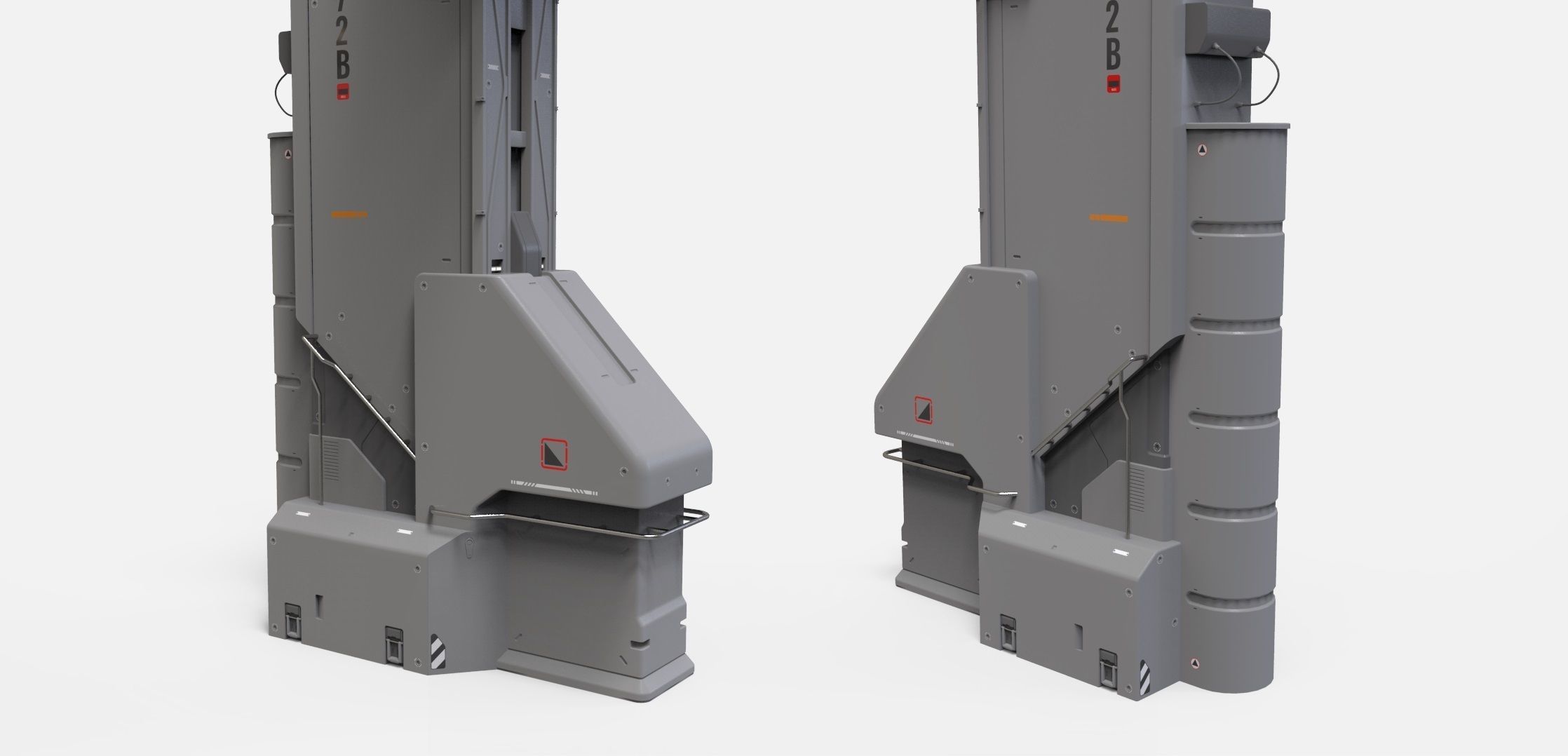 Sci fi antenna 13 3D model_5