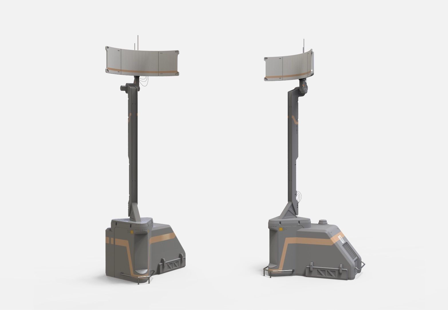 Sci fi antenna 13 3D model_22