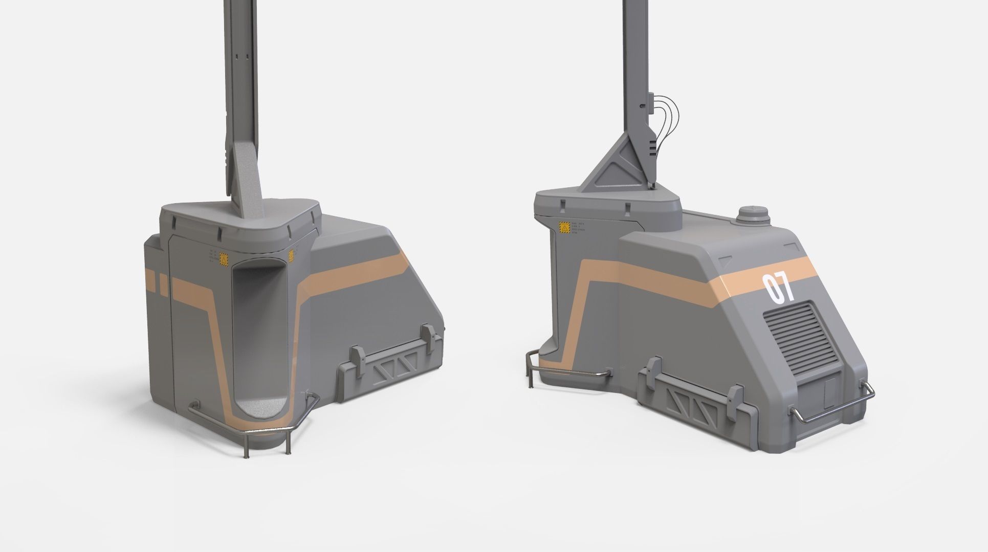 Sci fi antenna 13 3D model_24