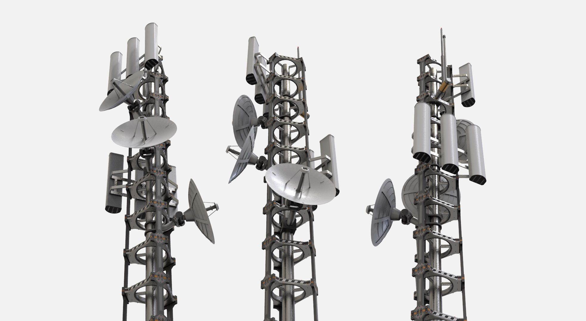 Sci fi antenna 13 3D model_19