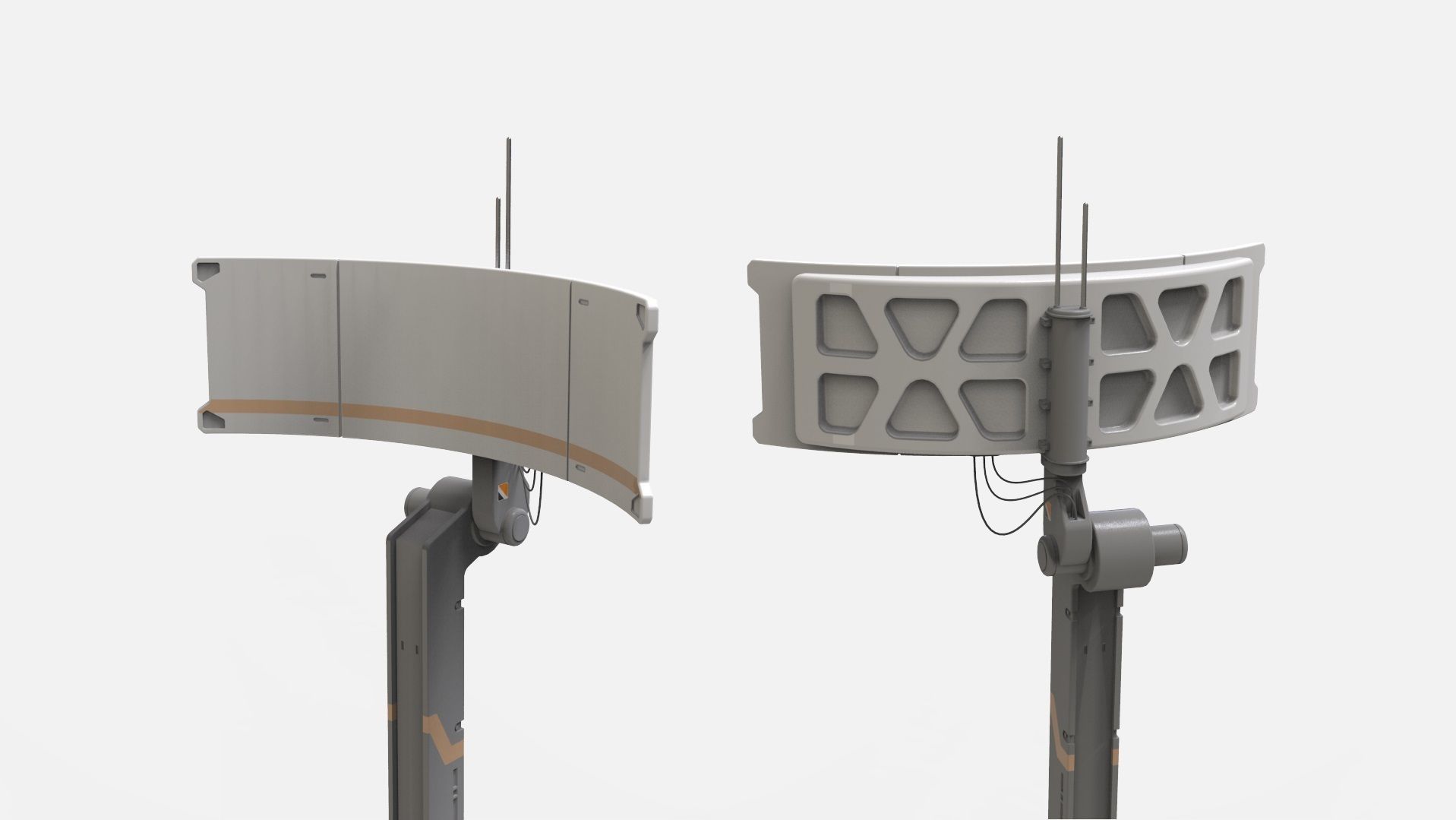 Sci fi antenna 13 3D model_27