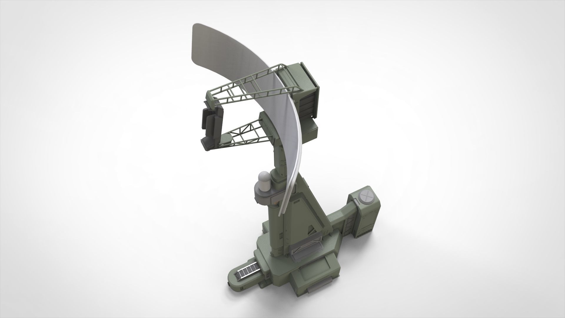 Sci fi antenna 13 3D model_16