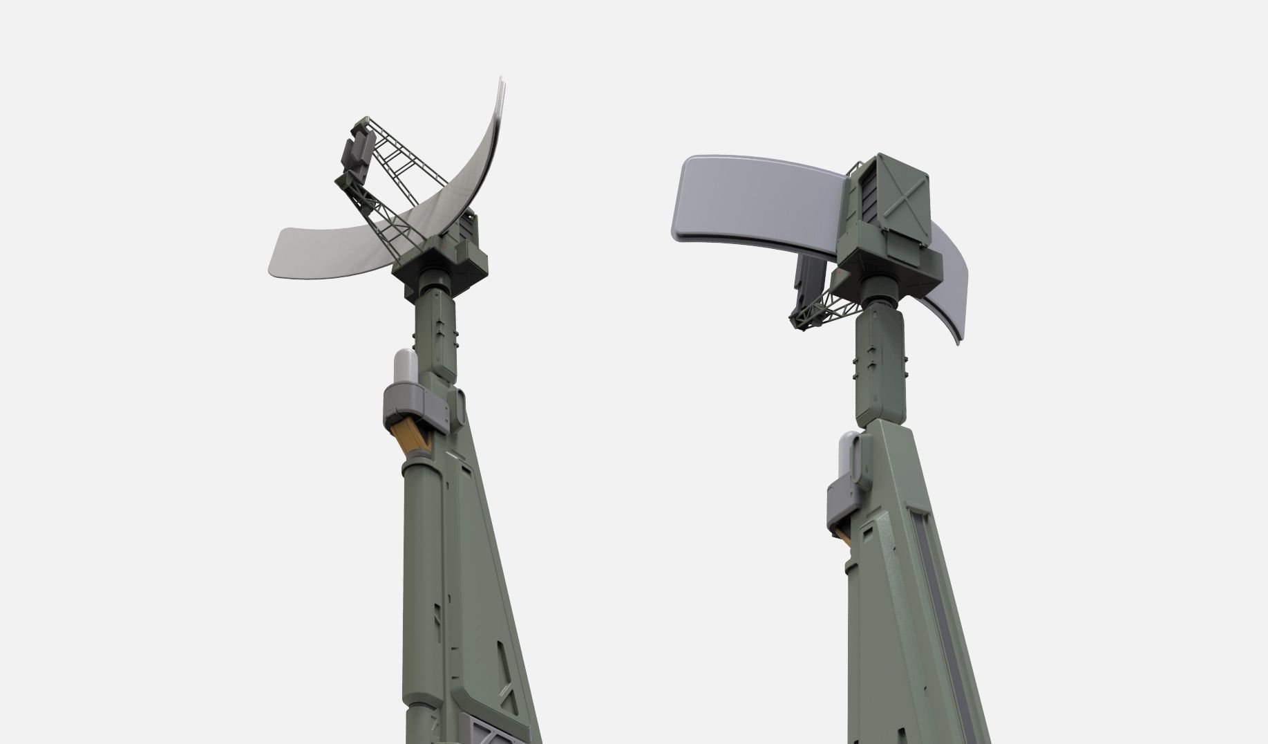 Sci fi antenna 13 3D model_13