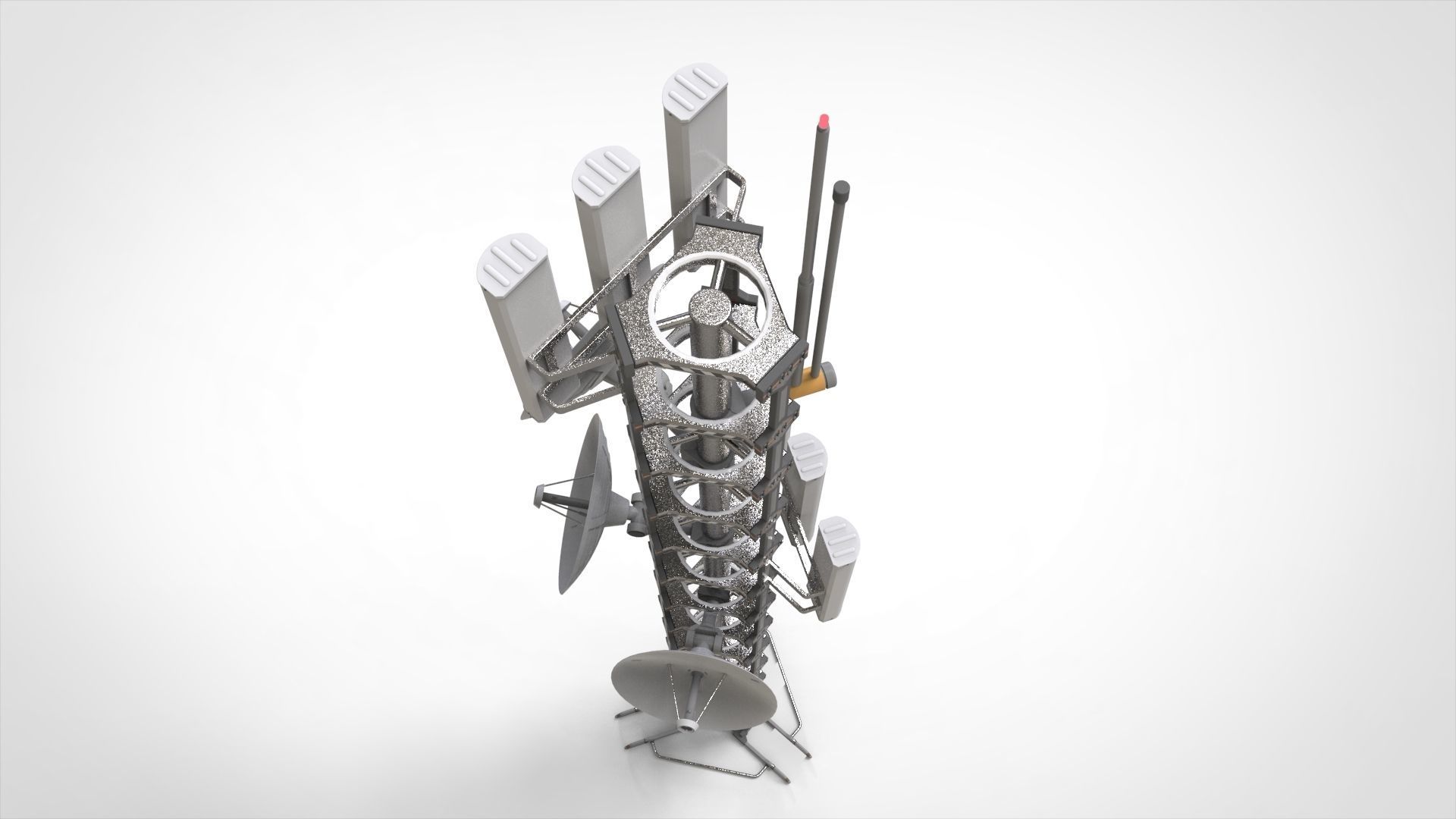 Sci fi antenna 13 3D model_21