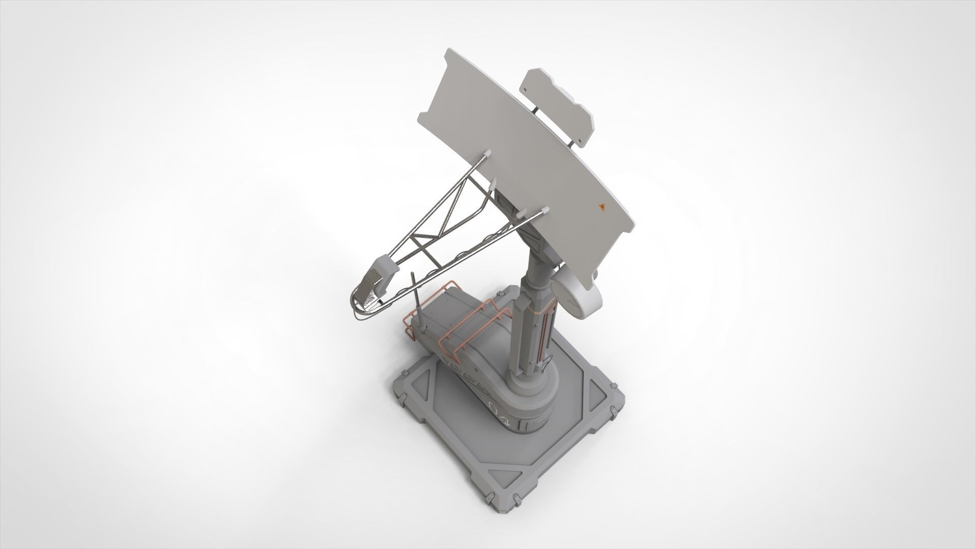 Sci fi antenna 13 3D model_35