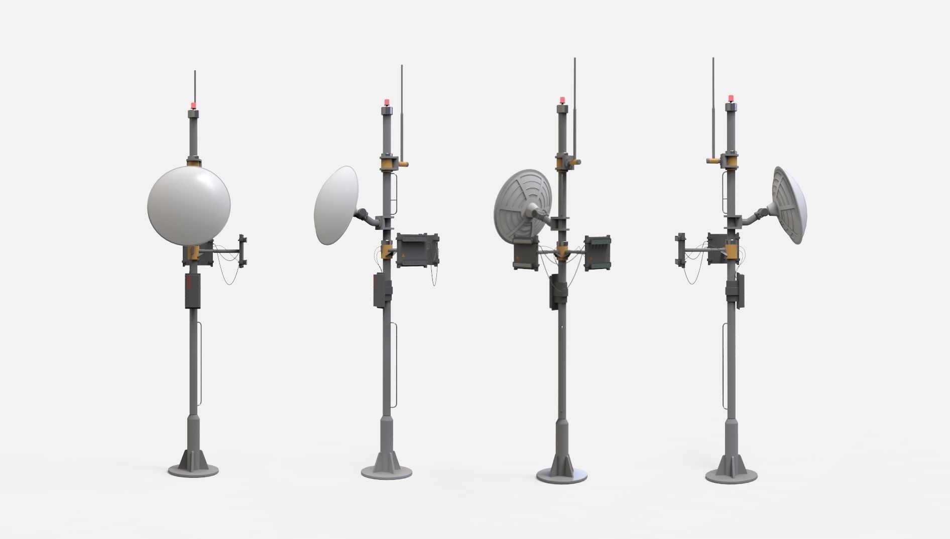 Sci fi antenna 13 3D model_36