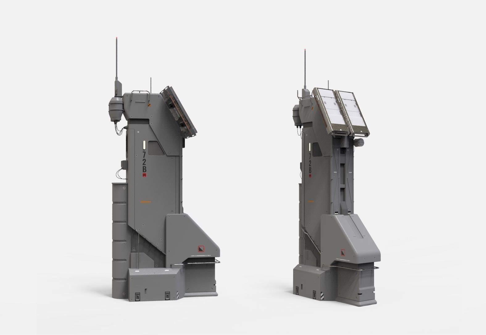 Sci fi antenna 13 3D model_3