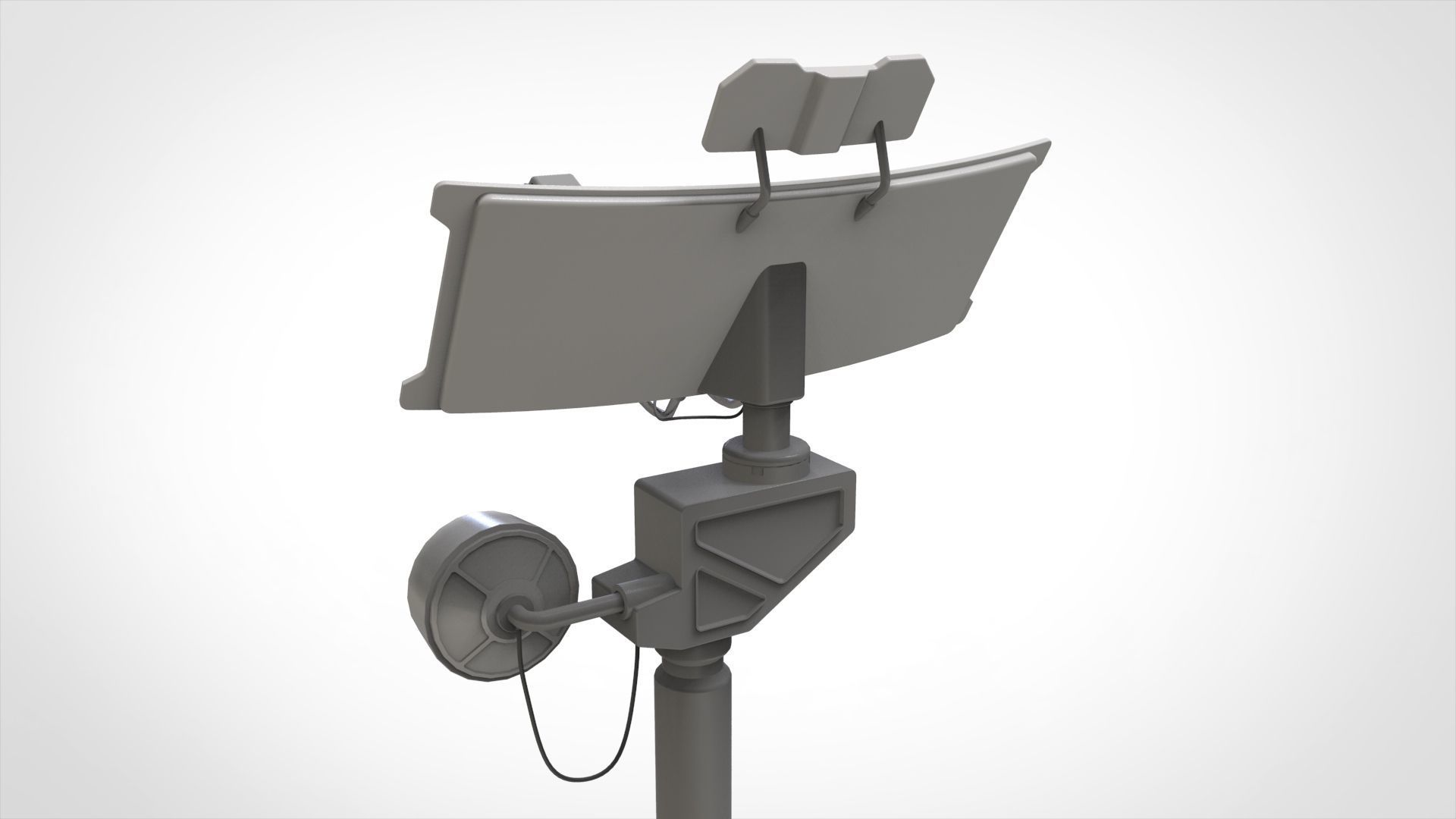 Sci fi antenna 13 3D model_34